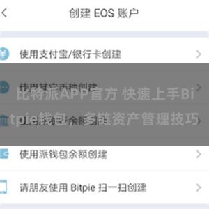 比特派APP官方 快速上手Bitpie钱包，多链资产管理技巧