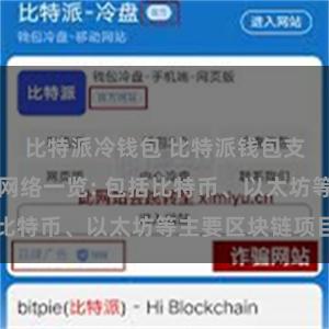 比特派冷钱包 比特派钱包支持的区块链网络一览: 包括比特币、以太坊等主要区块链项目