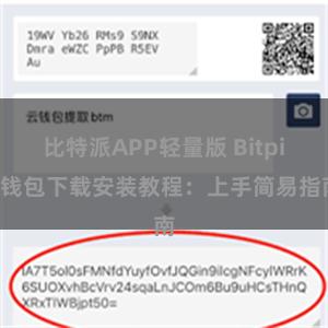 比特派APP轻量版 Bitpie钱包下载安装教程：上手简易指南