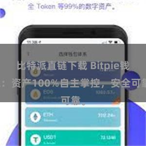 比特派直链下载 Bitpie钱包：资产100%自主掌控，安全可靠。