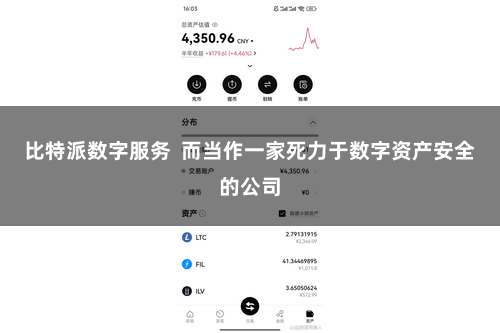 比特派数字服务  而当作一家死力于数字资产安全的公司