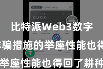 比特派Web3数字钱包  诈骗措施的举座性能也得回了耕种